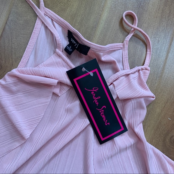 💙BNWT Very J Pretty in Pink Drapey Tank Top - Picture 8 of 11